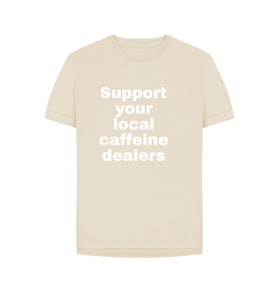 Oat Organic Cotton Woman's T-shirt Caffeine