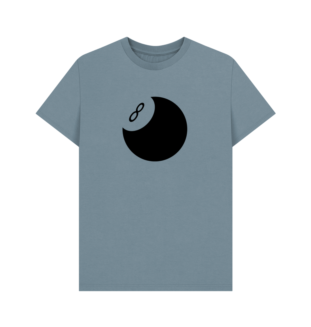 Stone Blue 8 Ball Organic Cotton Men's T-Shirt