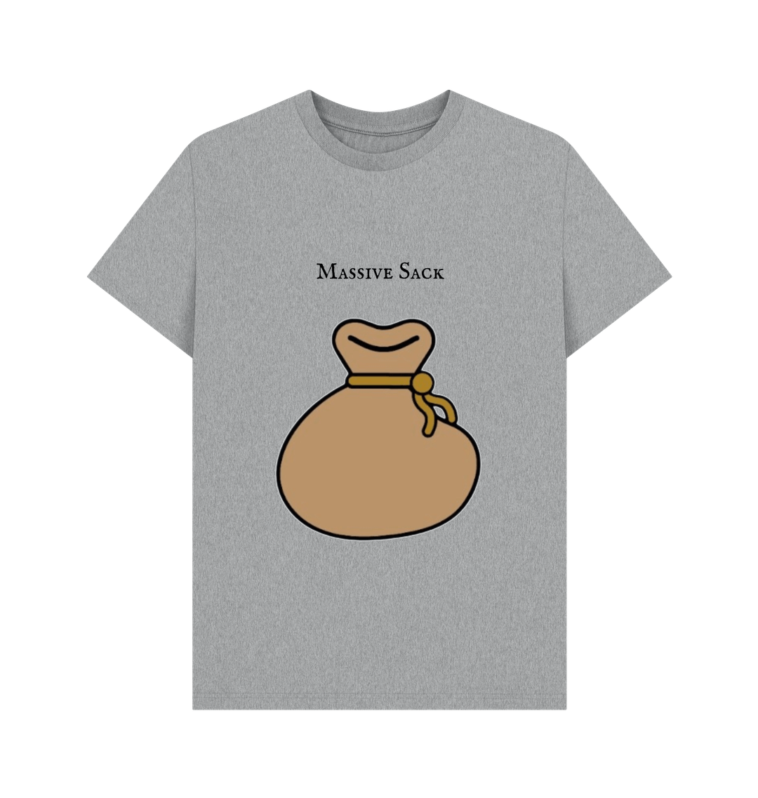 Athletic Grey Printed T-shirt Front