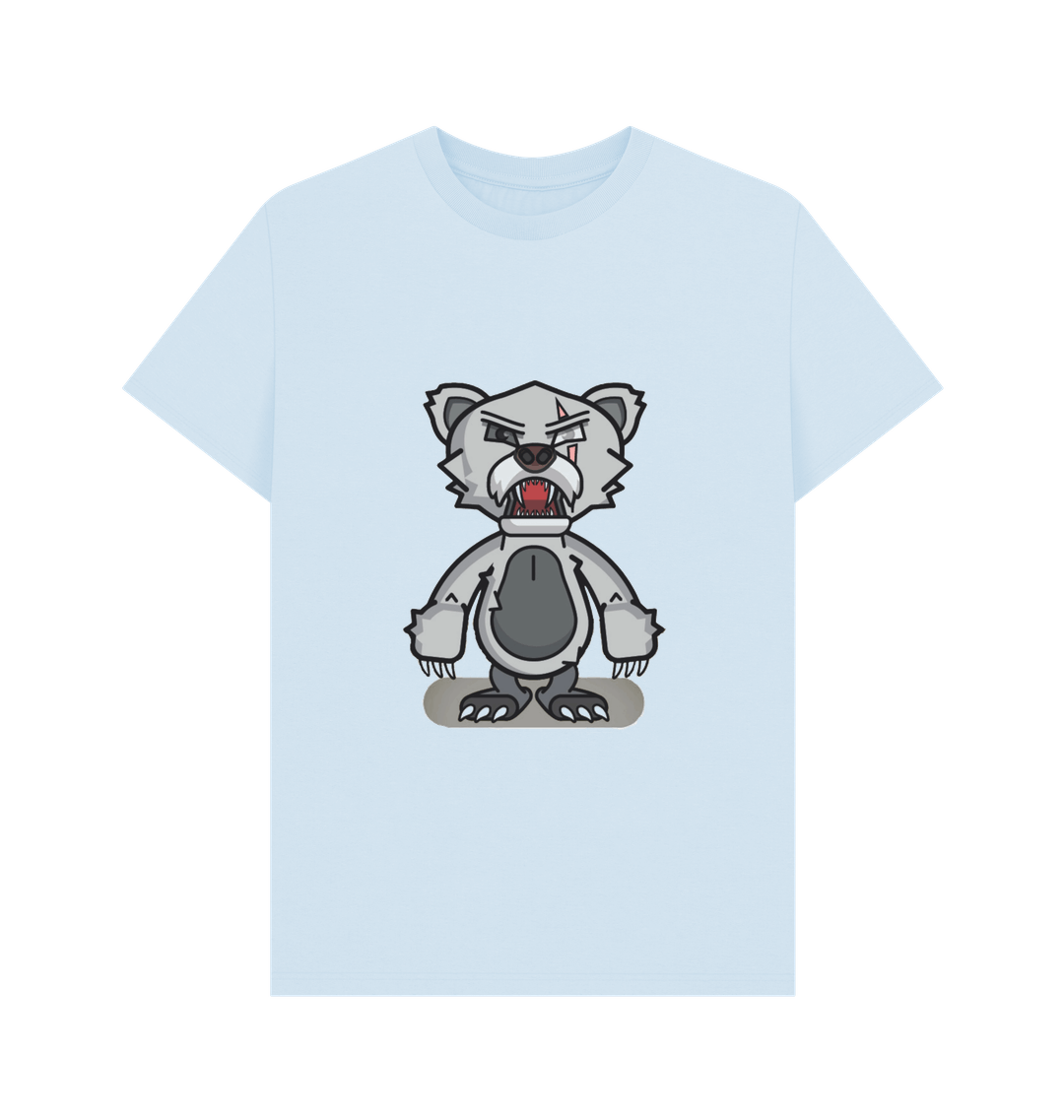 Sky Blue Printed T-shirt Front