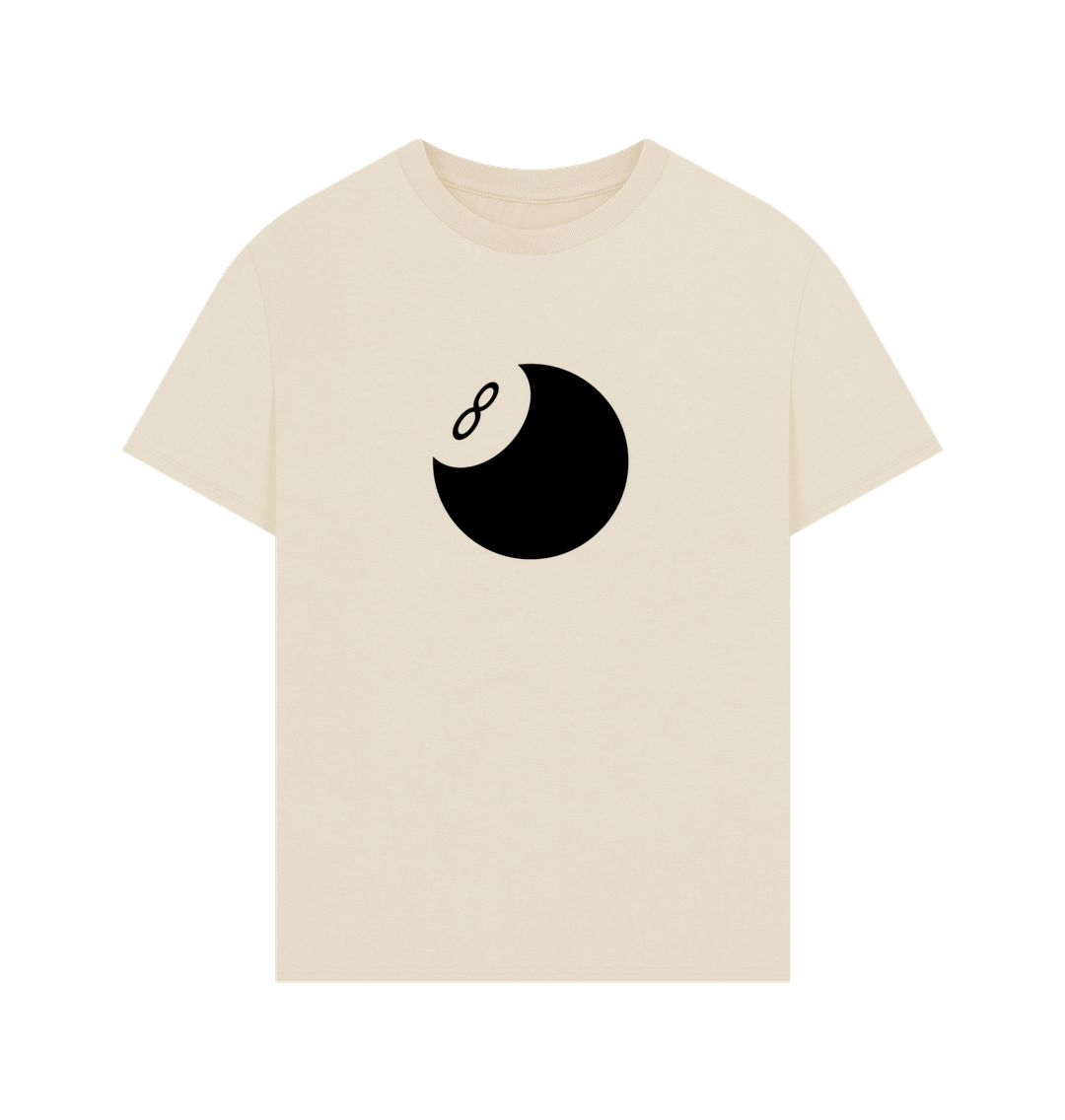 Oat Organic Cotton Oversized 8 Ball Men's T-Shirt
