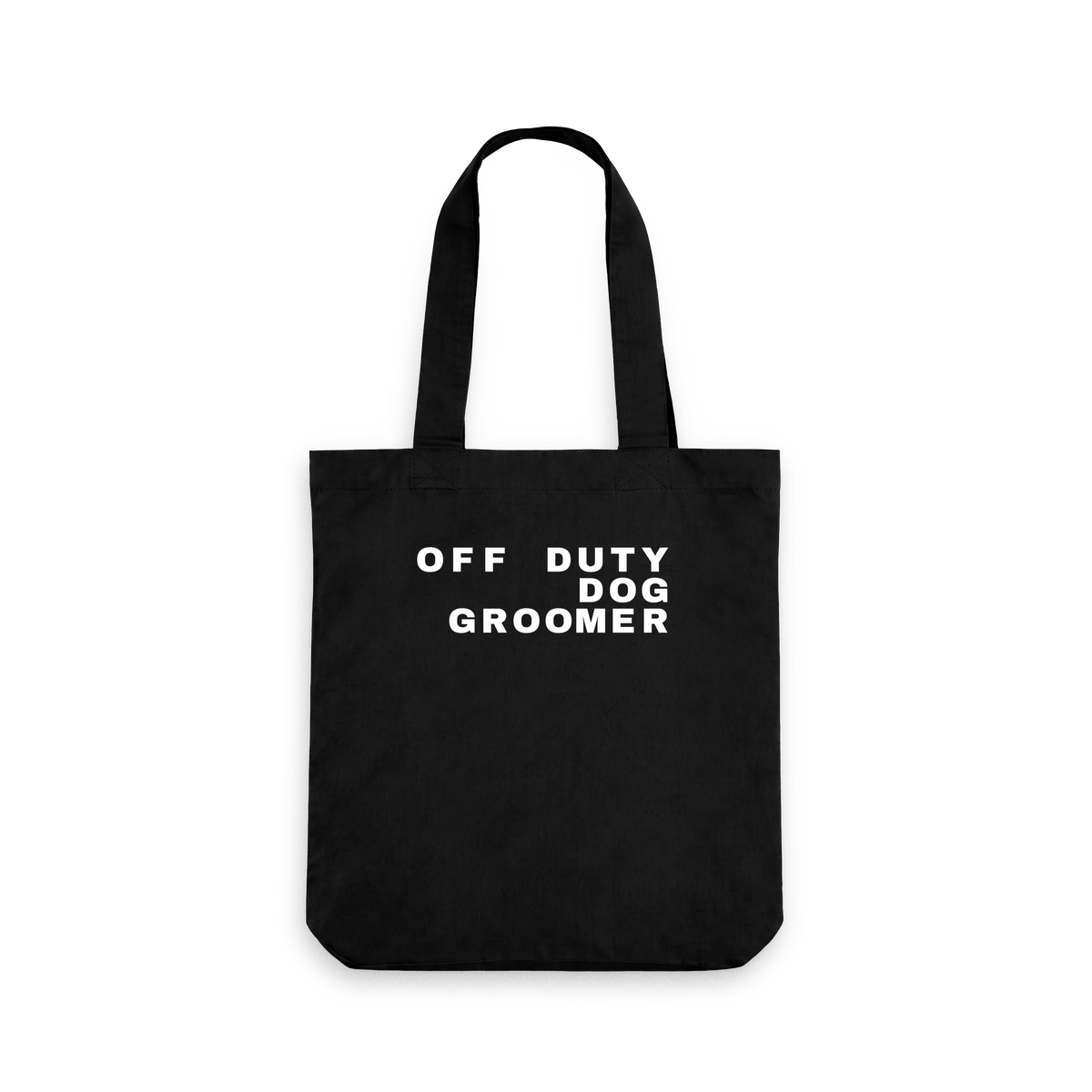 Black Printed Bag Front