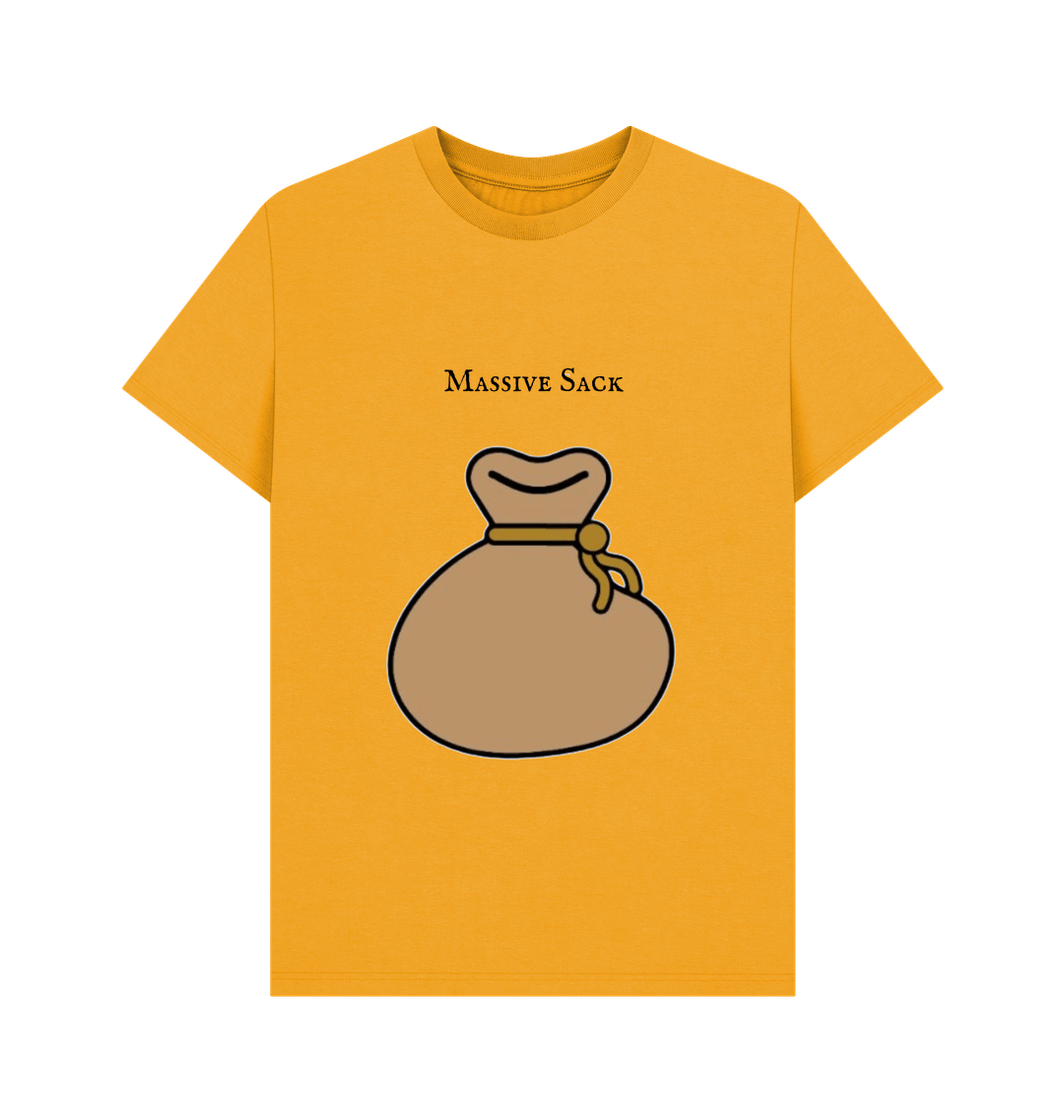 Mustard Printed T-shirt Front