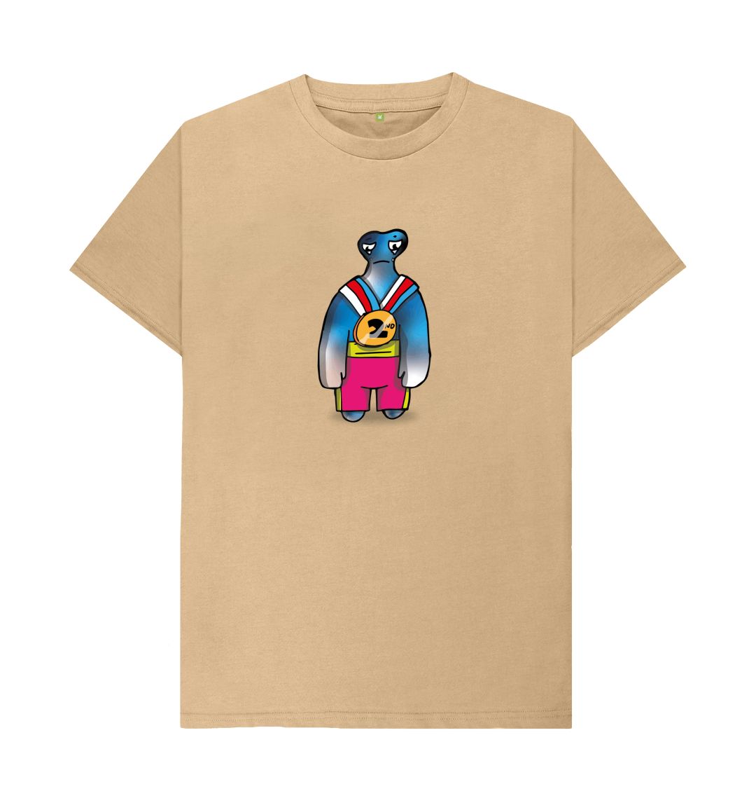 Sand I'm Disappointed That's Okay Men's Mental Health Emotion T-Shirt Organic Cotton No Text