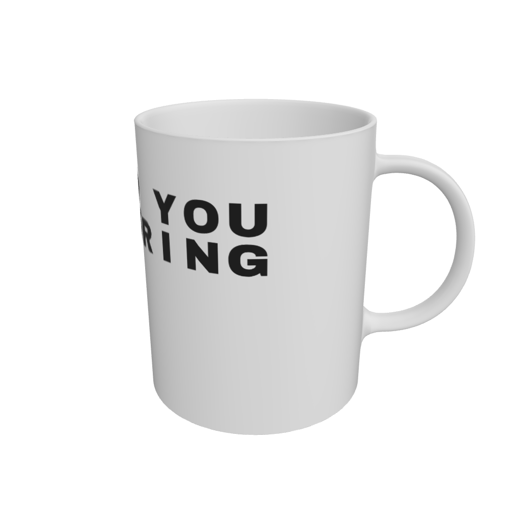 White Mug Front
