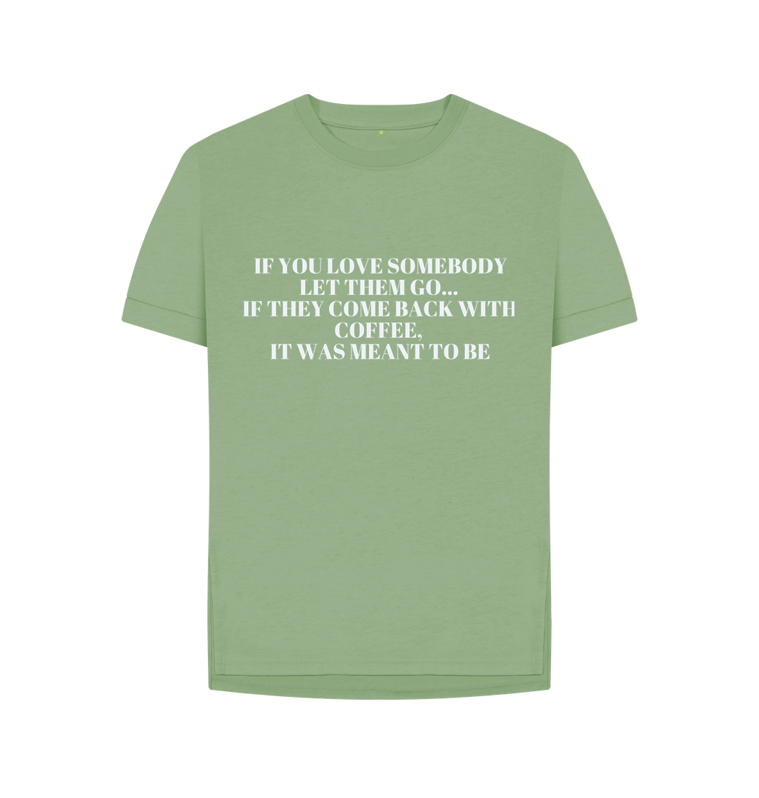 Sage Organic Cotton Woman's T-Shirt Coffee