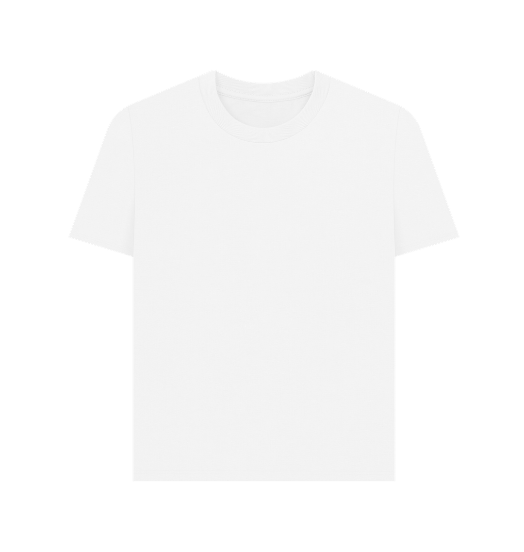 White Plain Organic Cotton Women's T-Shirt