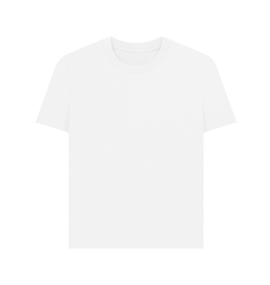 White Plain Organic Cotton Women's T-Shirt