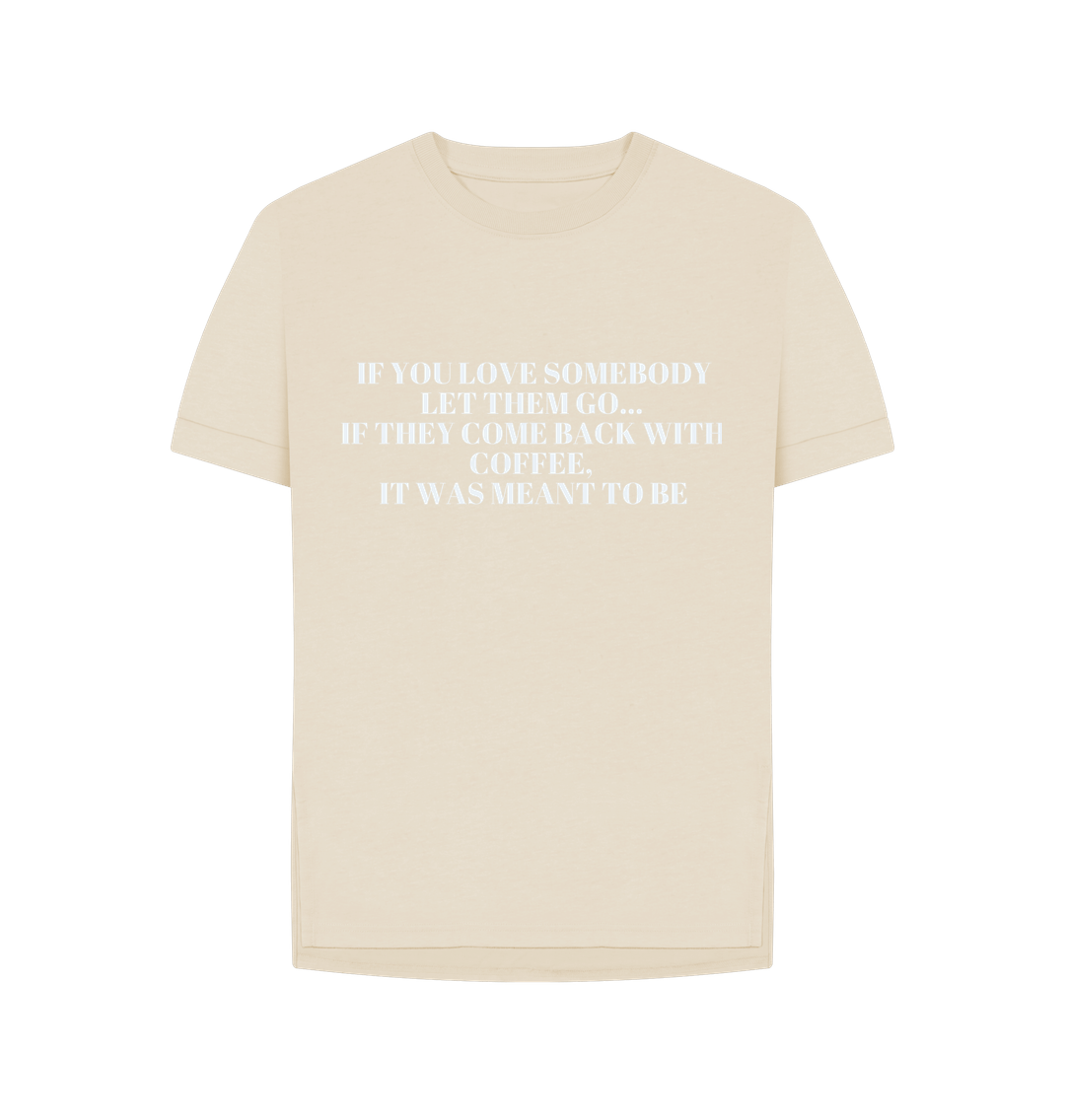 Oat Organic Cotton Woman's T-Shirt Coffee