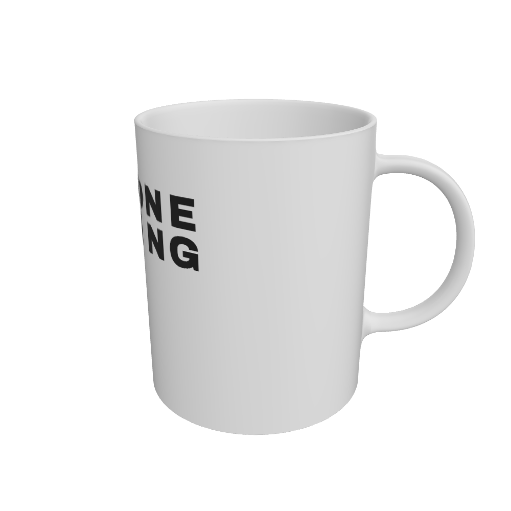 White Mug Front