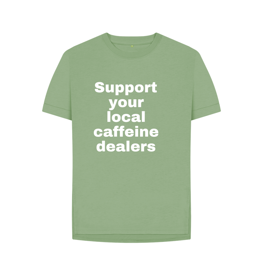 Sage Organic Cotton Woman's T-shirt Caffeine