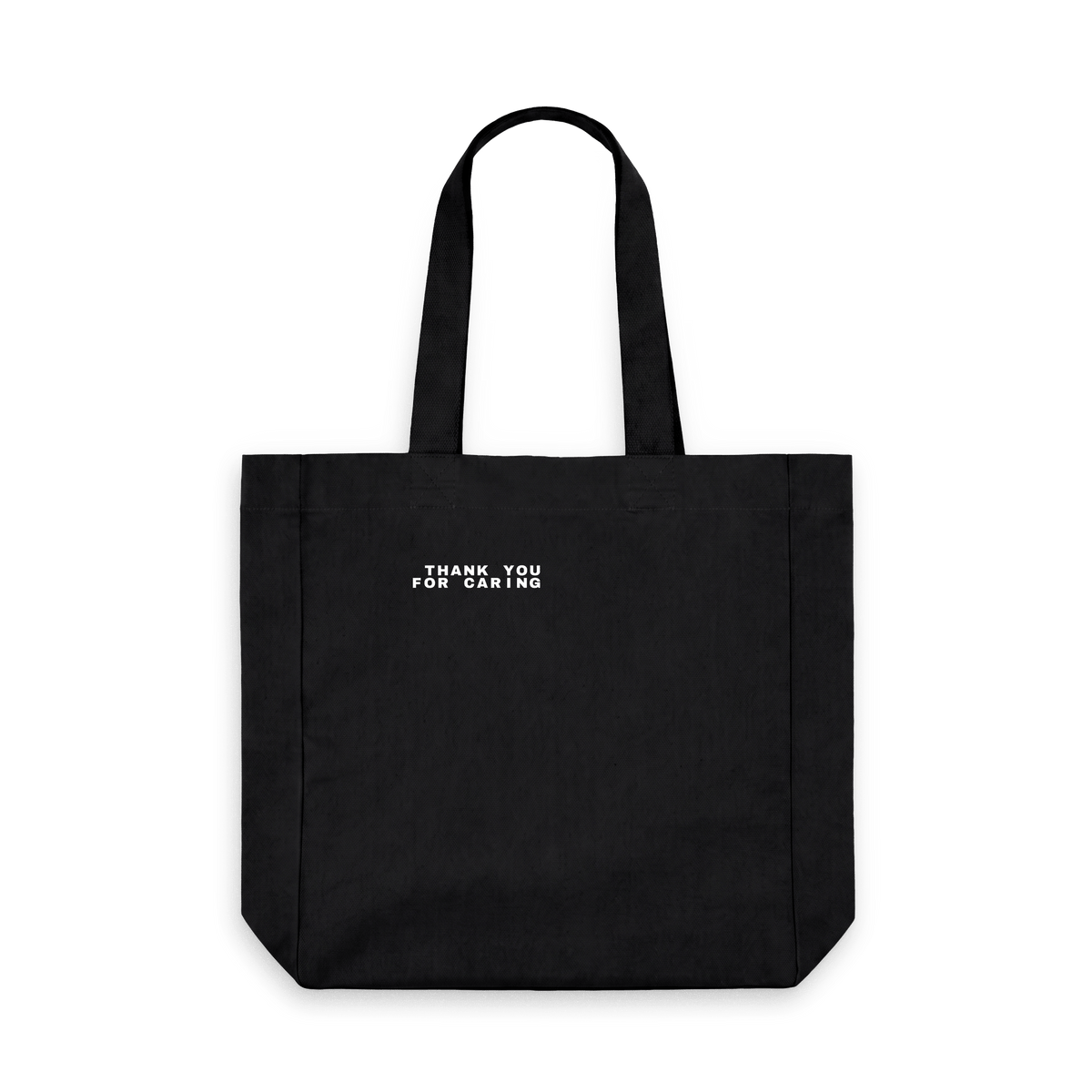 Black Printed Bag Front