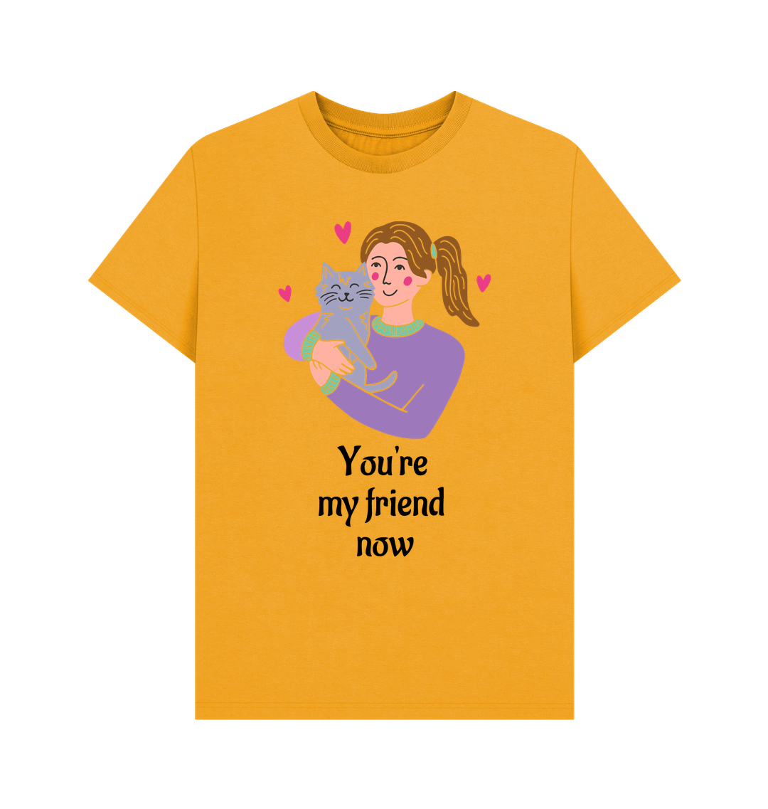 Mustard Printed T-shirt Front