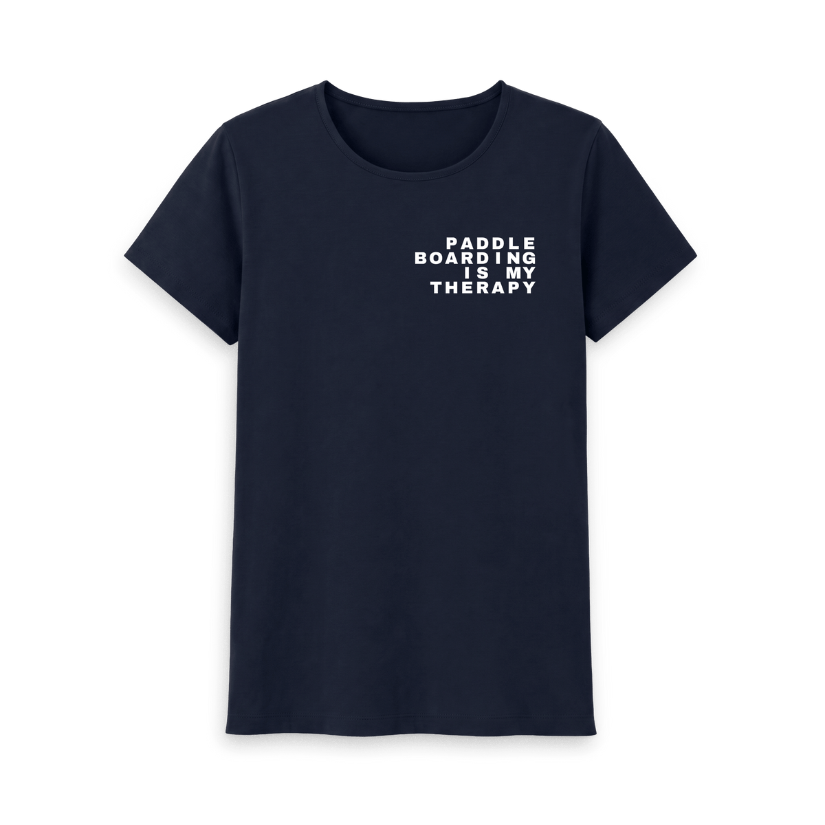 Navy Blue Printed T-shirt Front