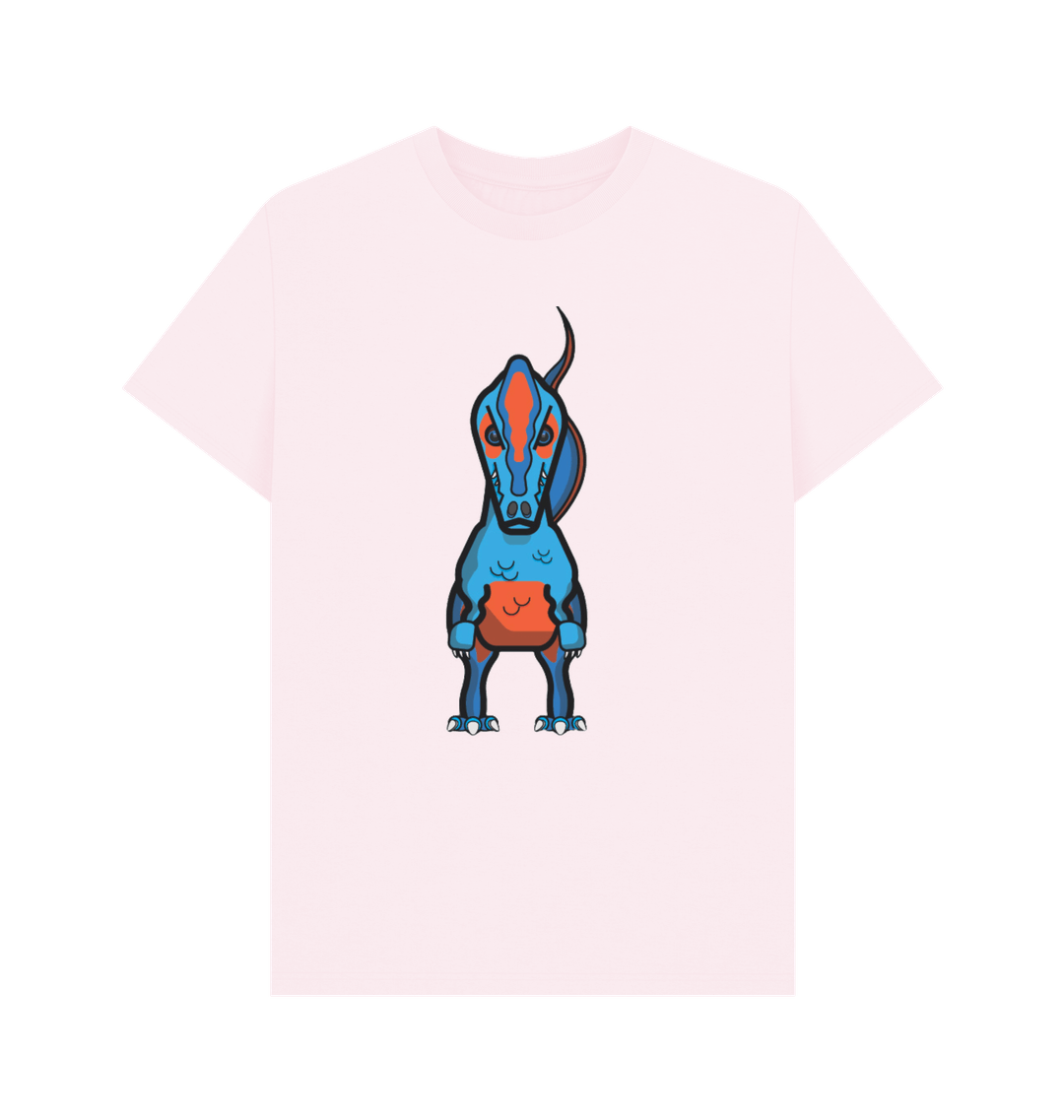 Pink Printed T-shirt Front
