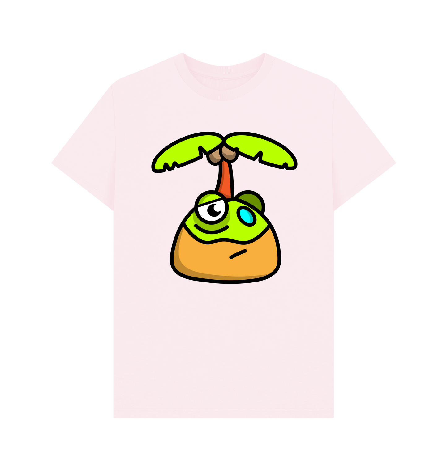 Pink Printed T-shirt Front
