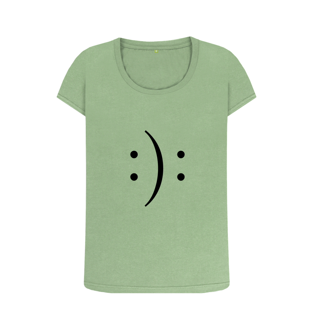 Sage Organic Cotton Smile Mental Health Women's T-Shirt
