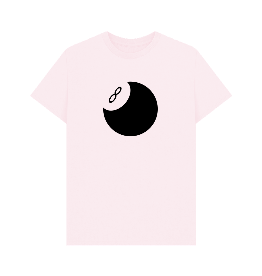 Pink 8 Ball Organic Cotton Men's T-Shirt