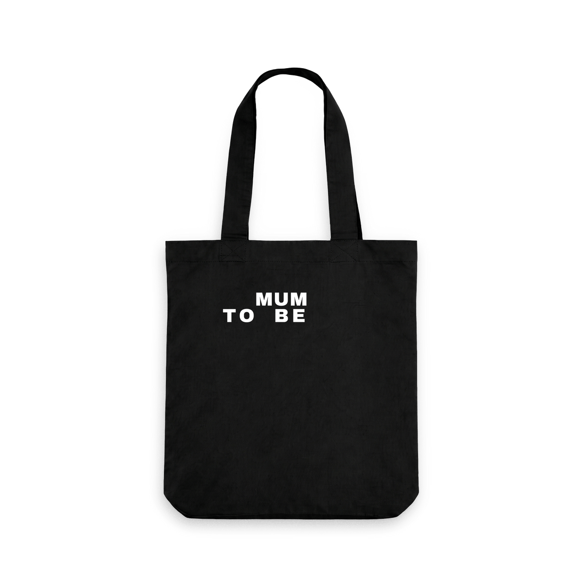 Black Printed Bag Front