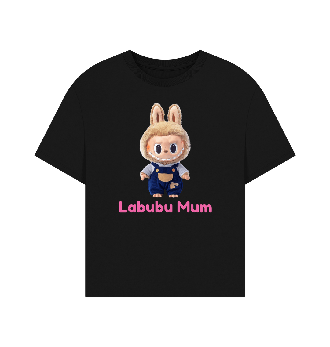 Black Printed T-shirt Front