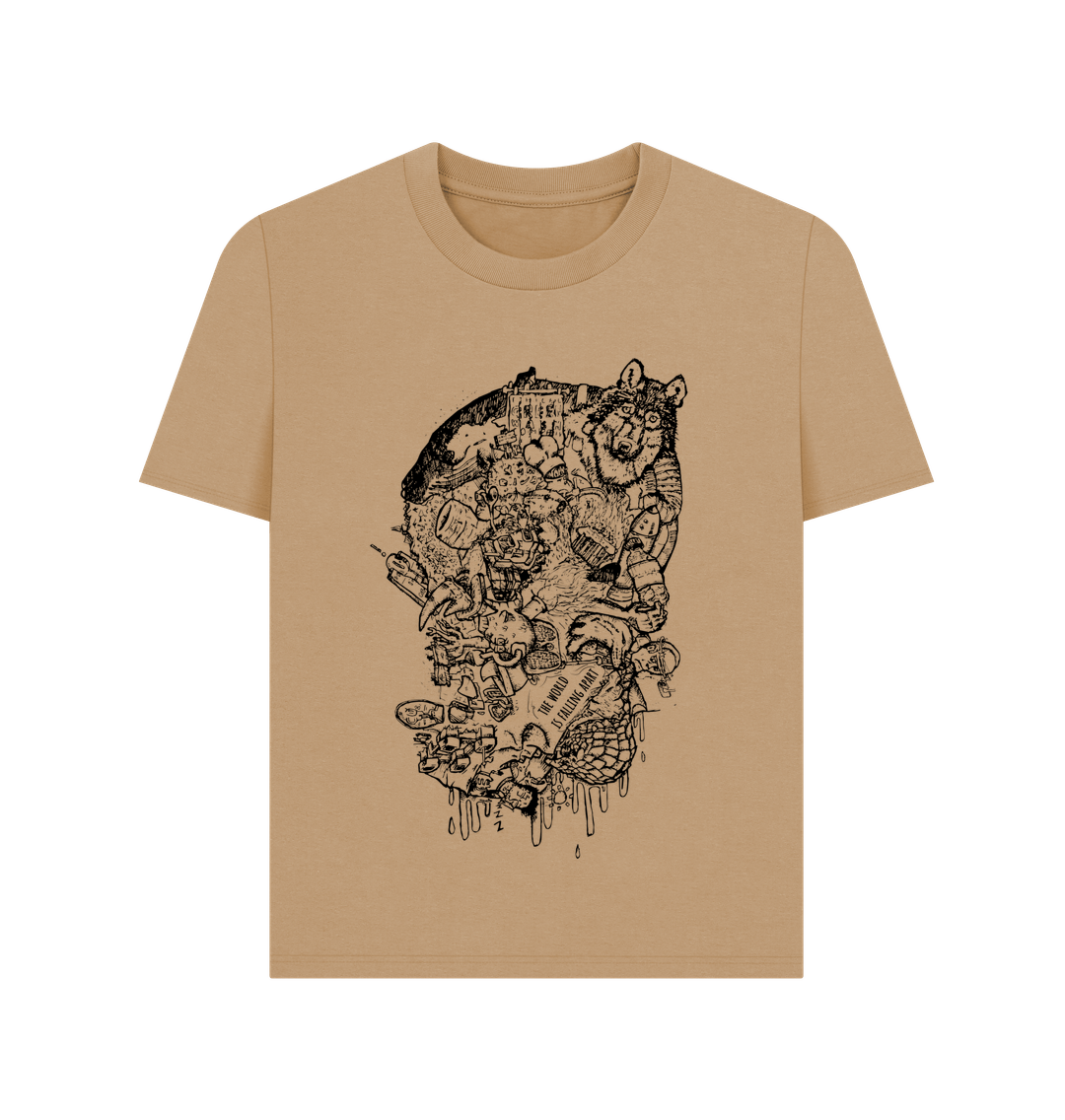 Sand Environmental Awareness T-Shirt Woman's