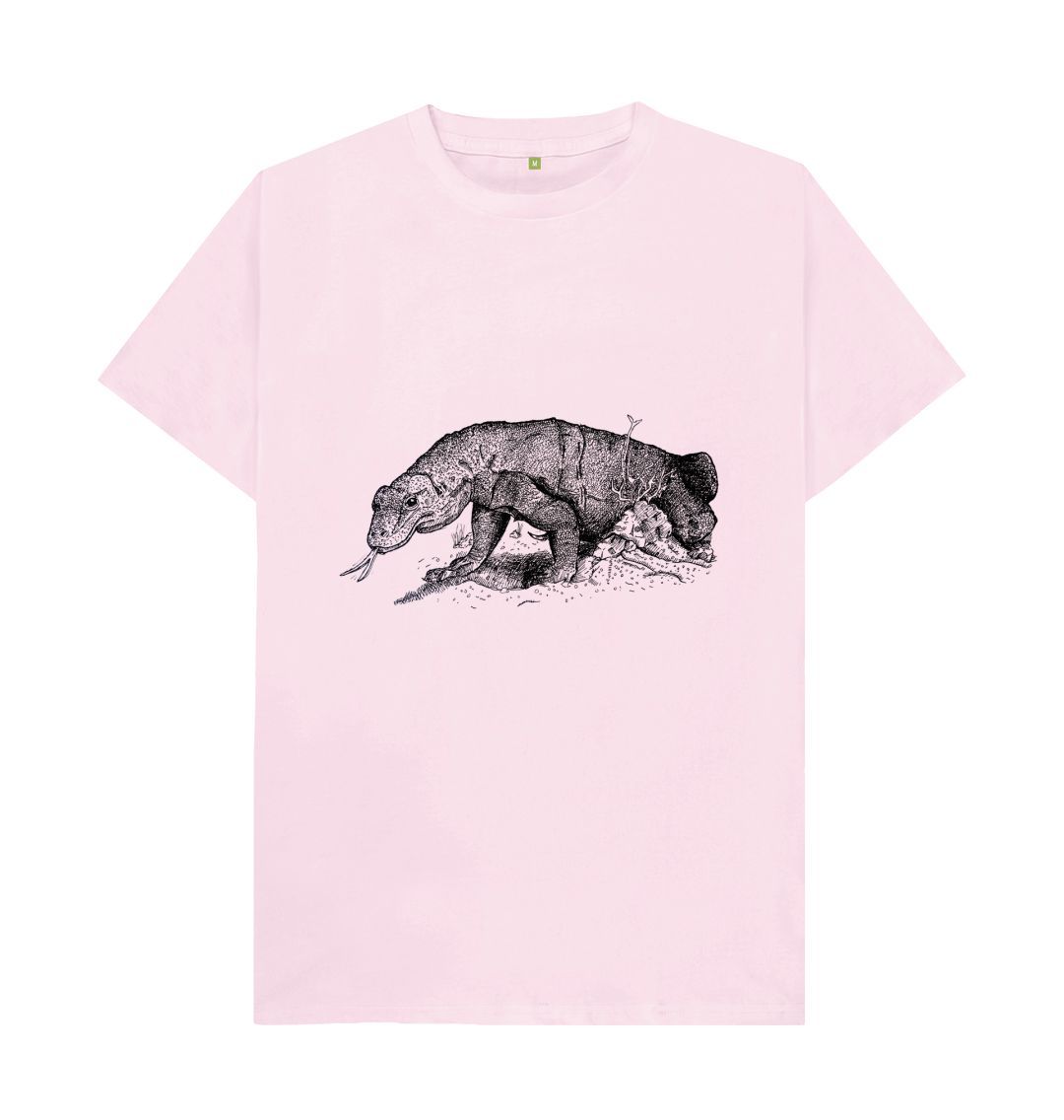 Pink Komodo Dragon Organic T-Shirt Men's