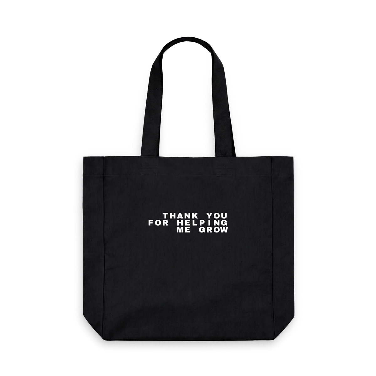 Black Printed Bag Front