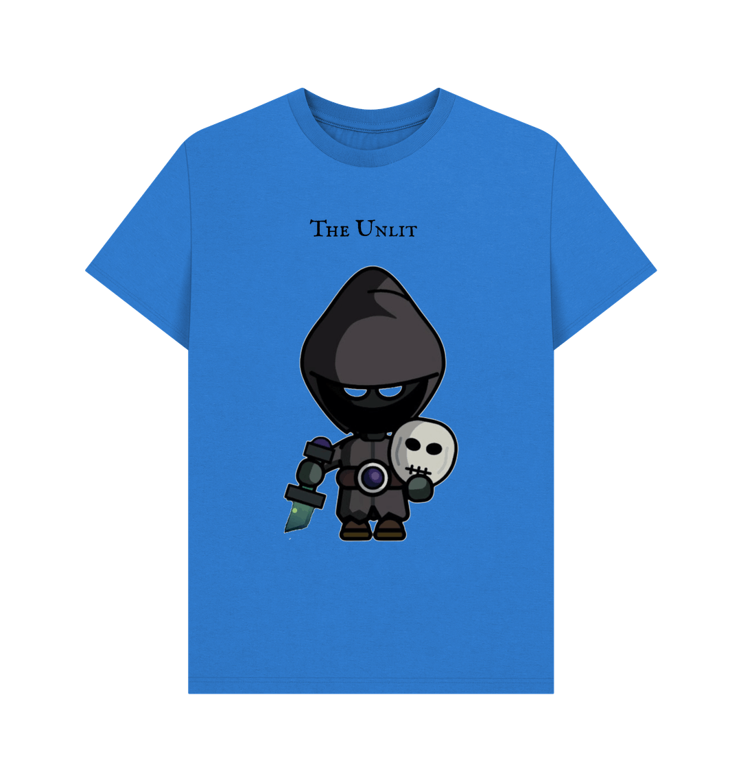 Bright Blue Printed T-shirt Front