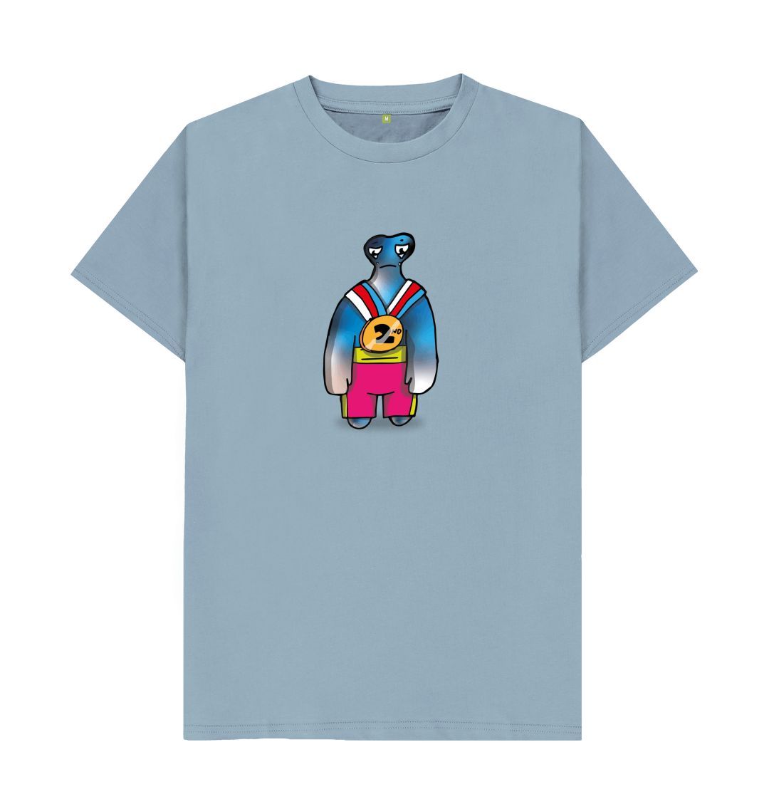 Stone Blue I'm Disappointed That's Okay Men's Mental Health Emotion T-Shirt Organic Cotton No Text