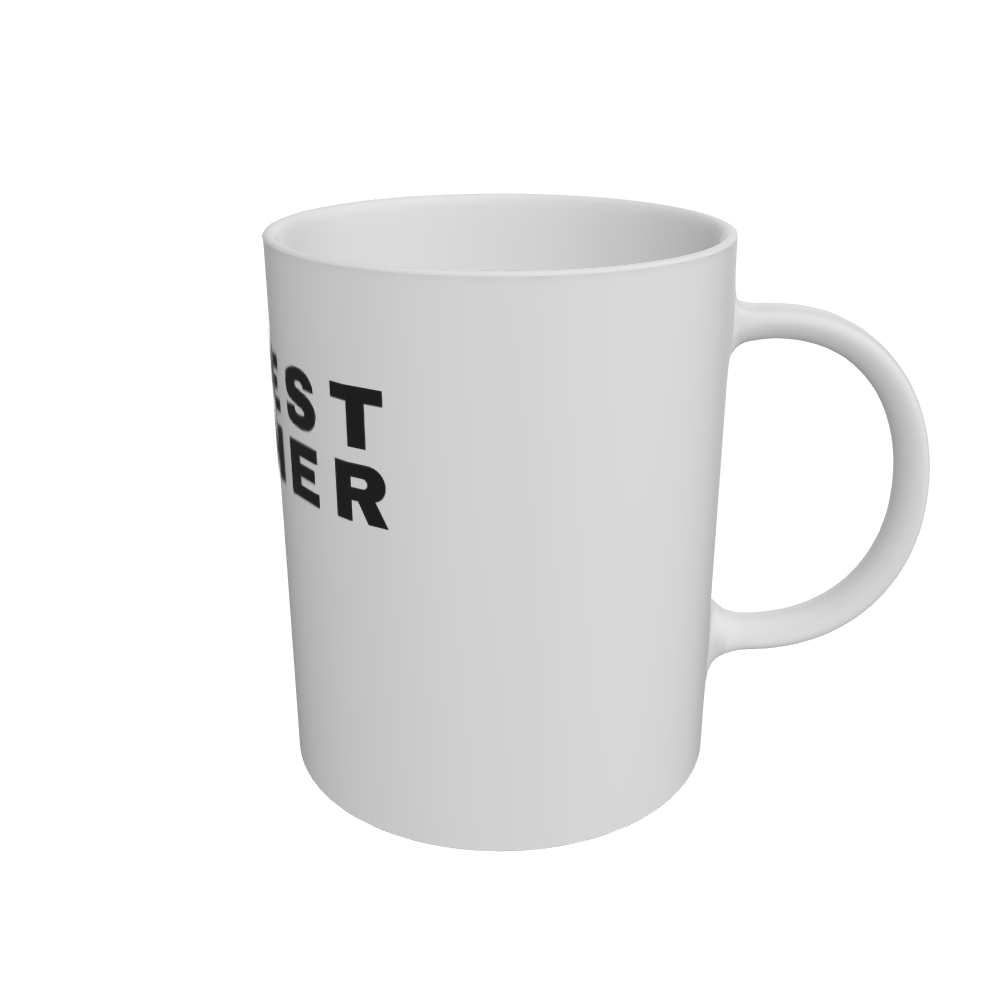 White Mug Front