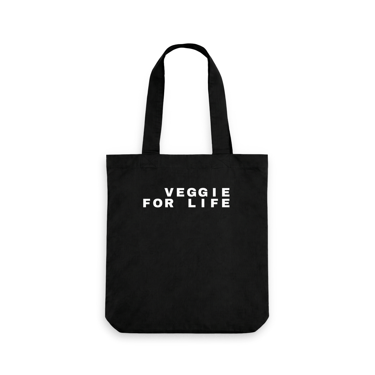 Black Printed Bag Front