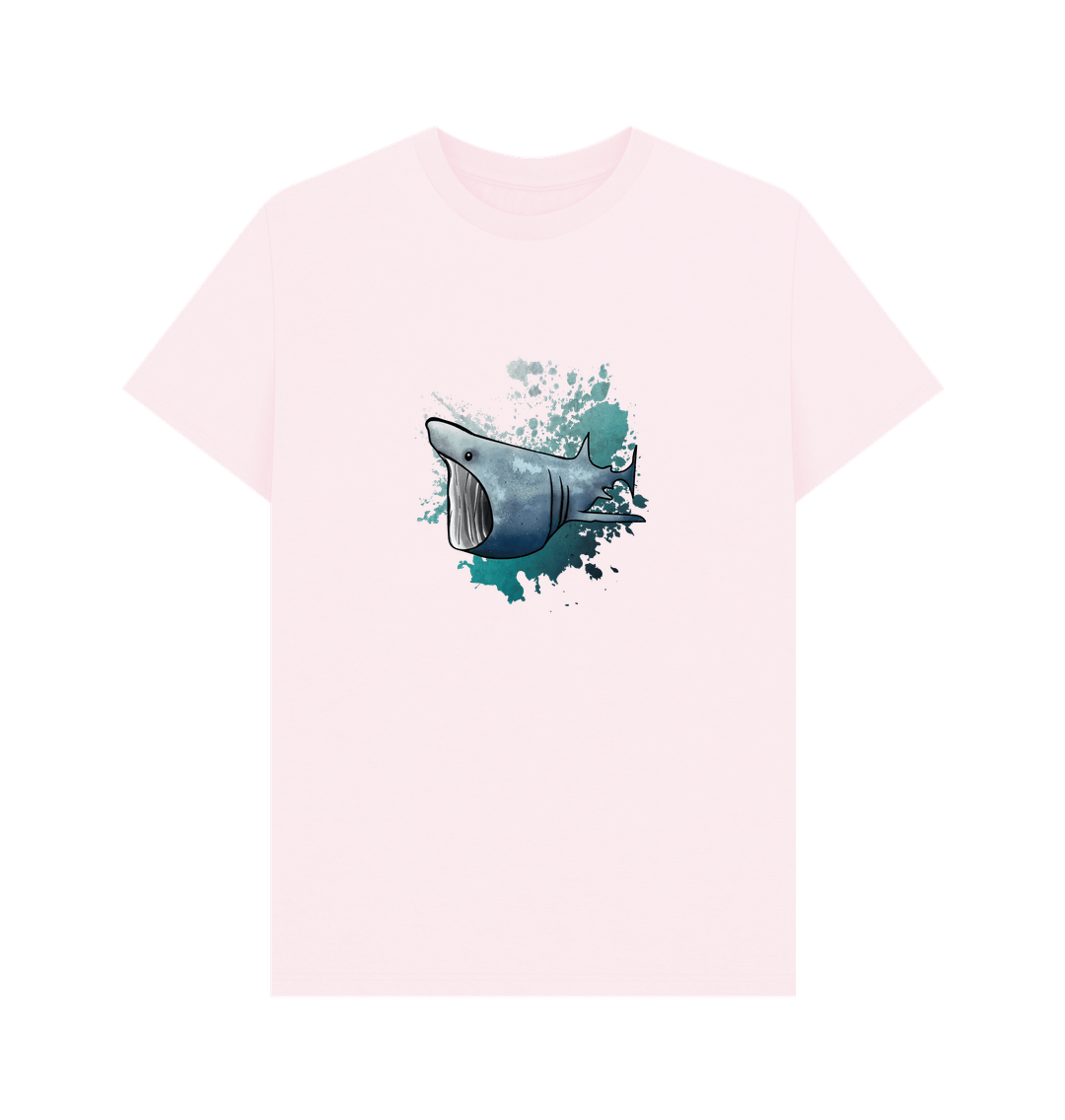 Pink Basking Shark Men's Organic Cotton T-Shirt