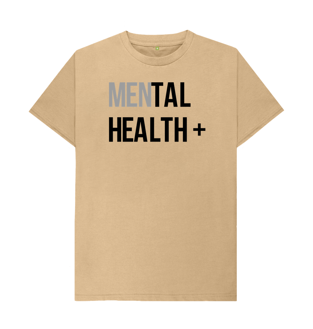 Sand Men's Mental Health Positive Organic Cotton T-Shirt