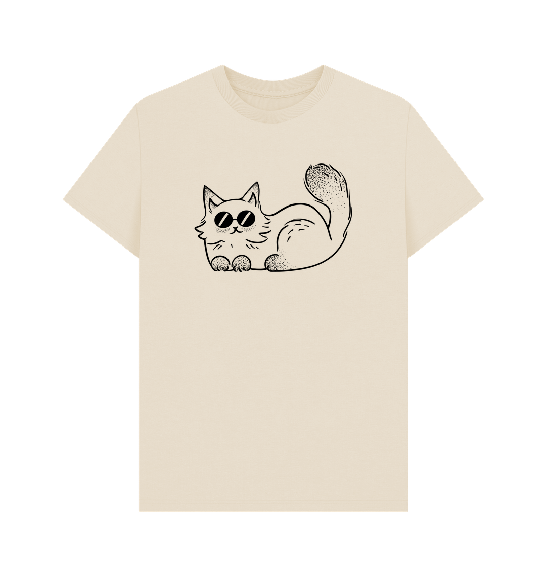 Oat Organic Cotton Cool Cat T-Shirt for Men