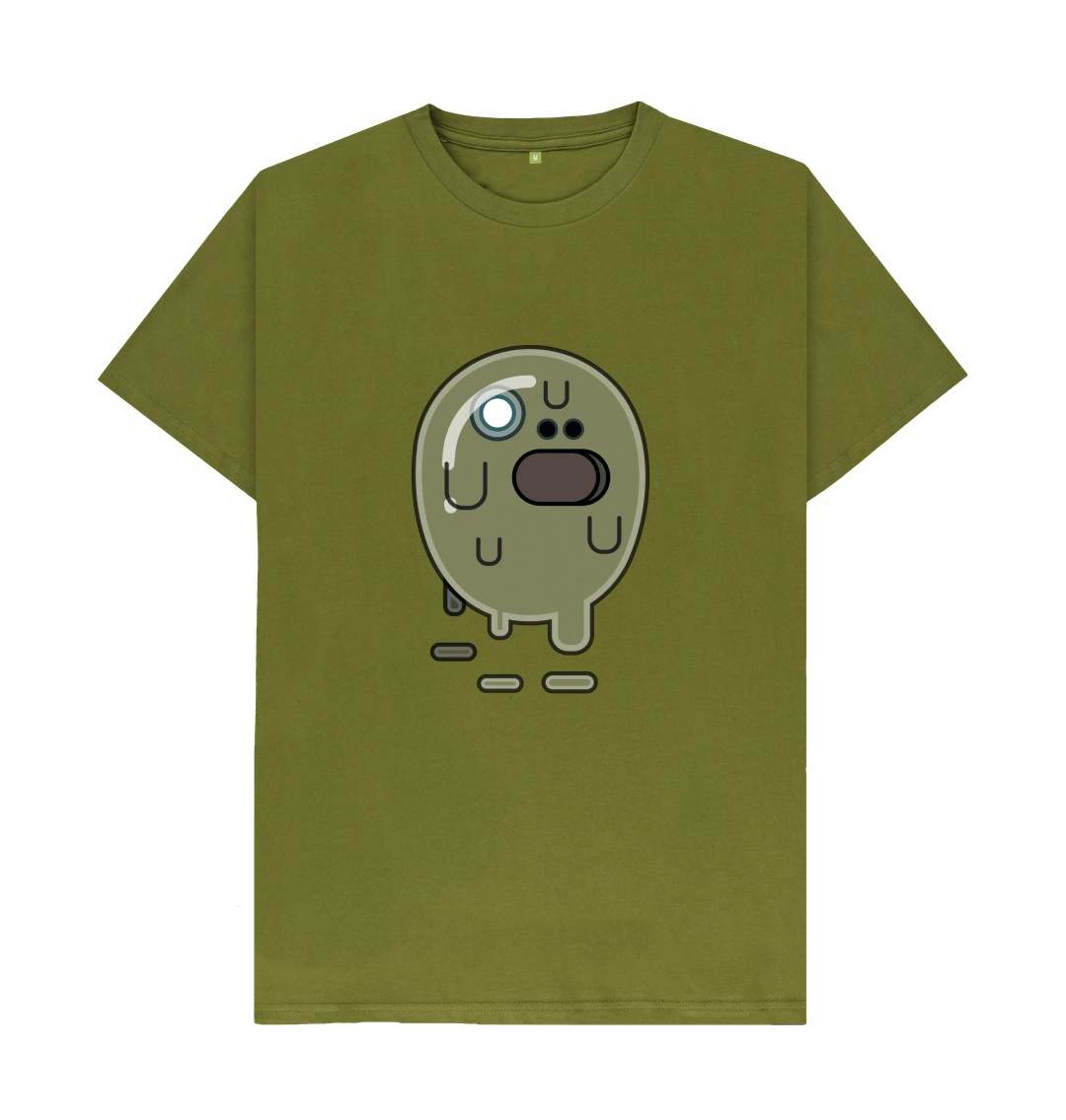 Moss Green Organic Cotton Water Spirit Men's T-Shirt