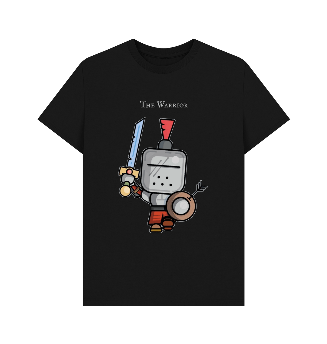 Black Printed T-shirt Front