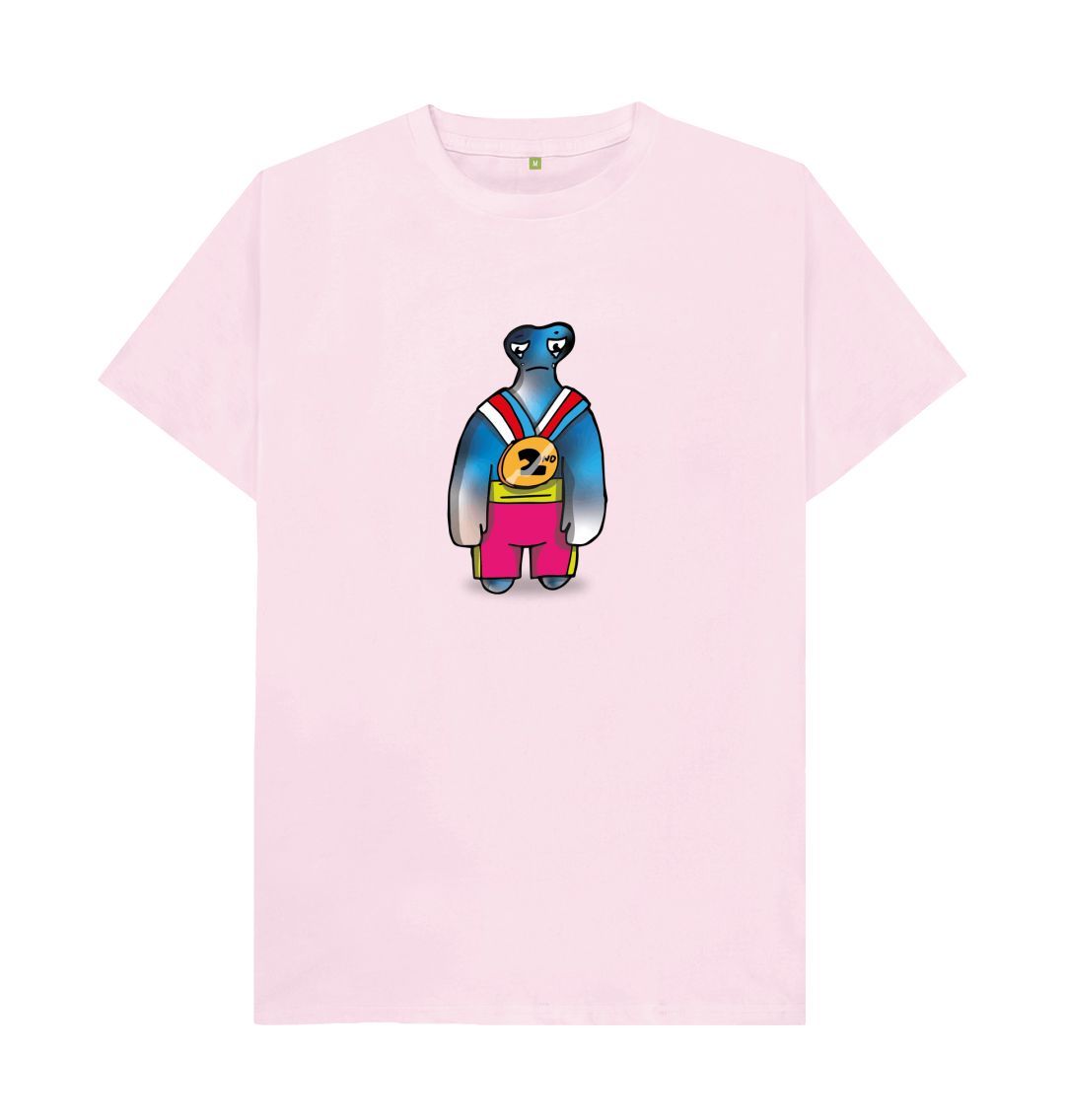 Pink I'm Disappointed That's Okay Men's Mental Health Emotion T-Shirt Organic Cotton No Text