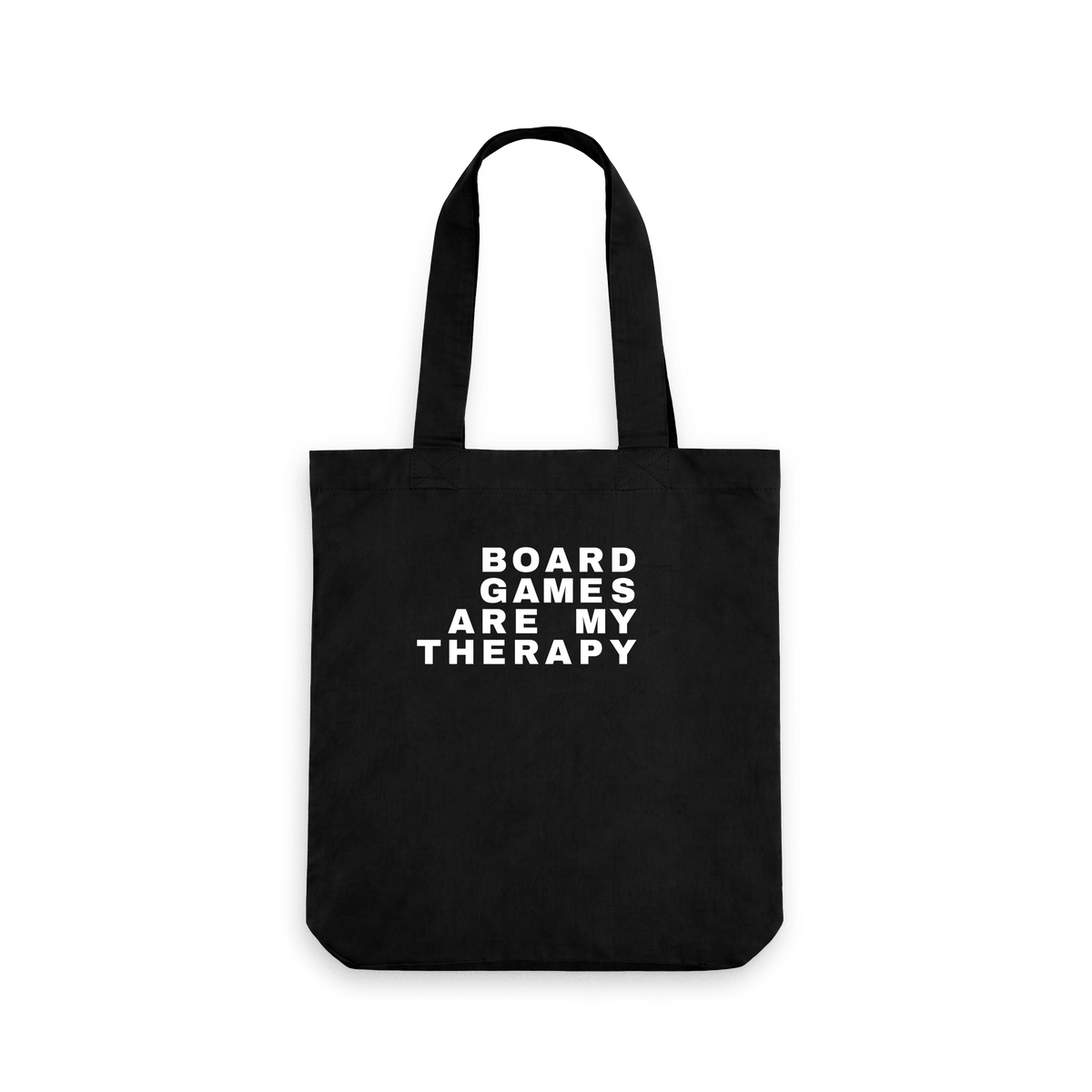 Black Printed Bag Front