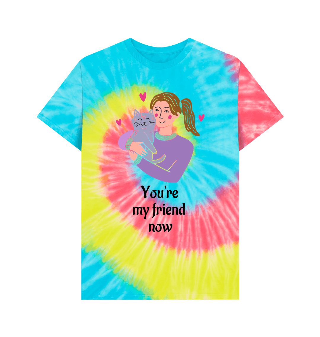 Tie Dye Printed T-shirt Front