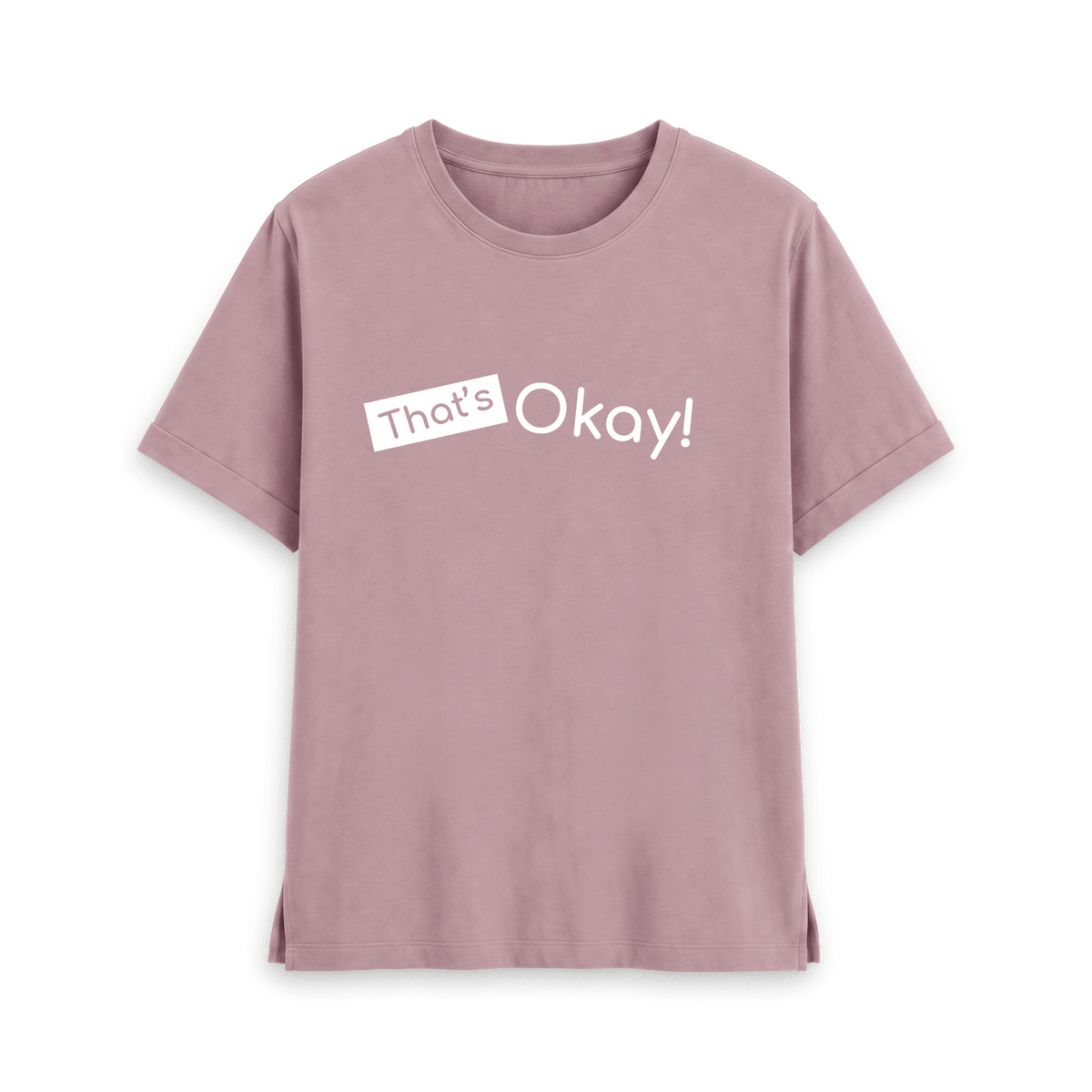Mauve Printed T-shirt Front