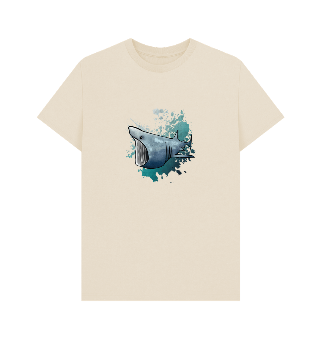 Oat Basking Shark Men's Organic Cotton T-Shirt