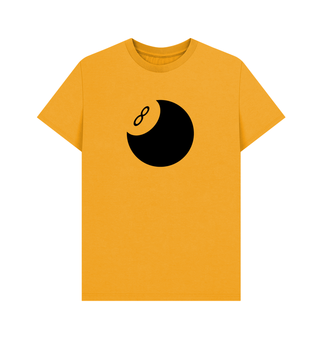 Mustard 8 Ball Organic Cotton Men's T-Shirt