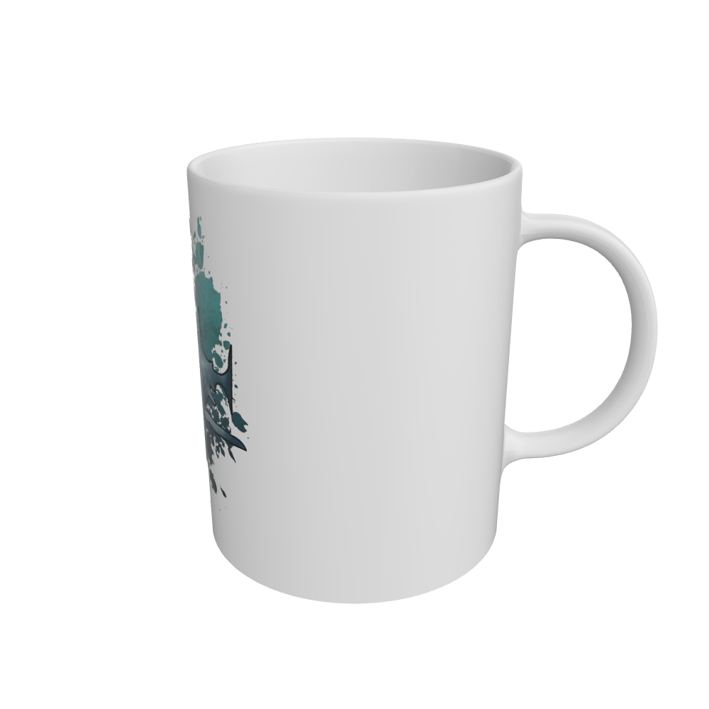 White Basking Shark Mug