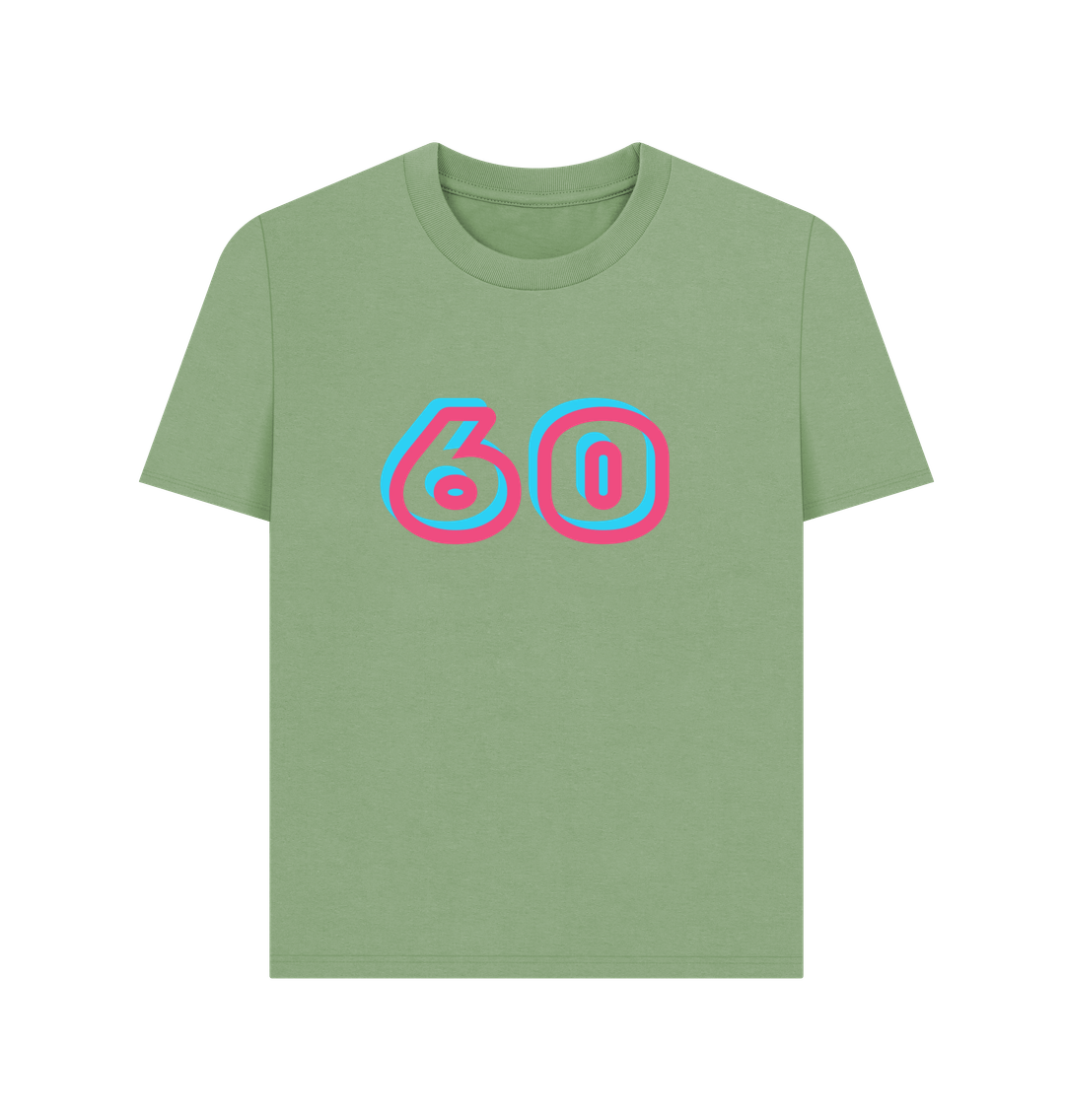 Sage Organic Cotton Women's 60th T-Shirt