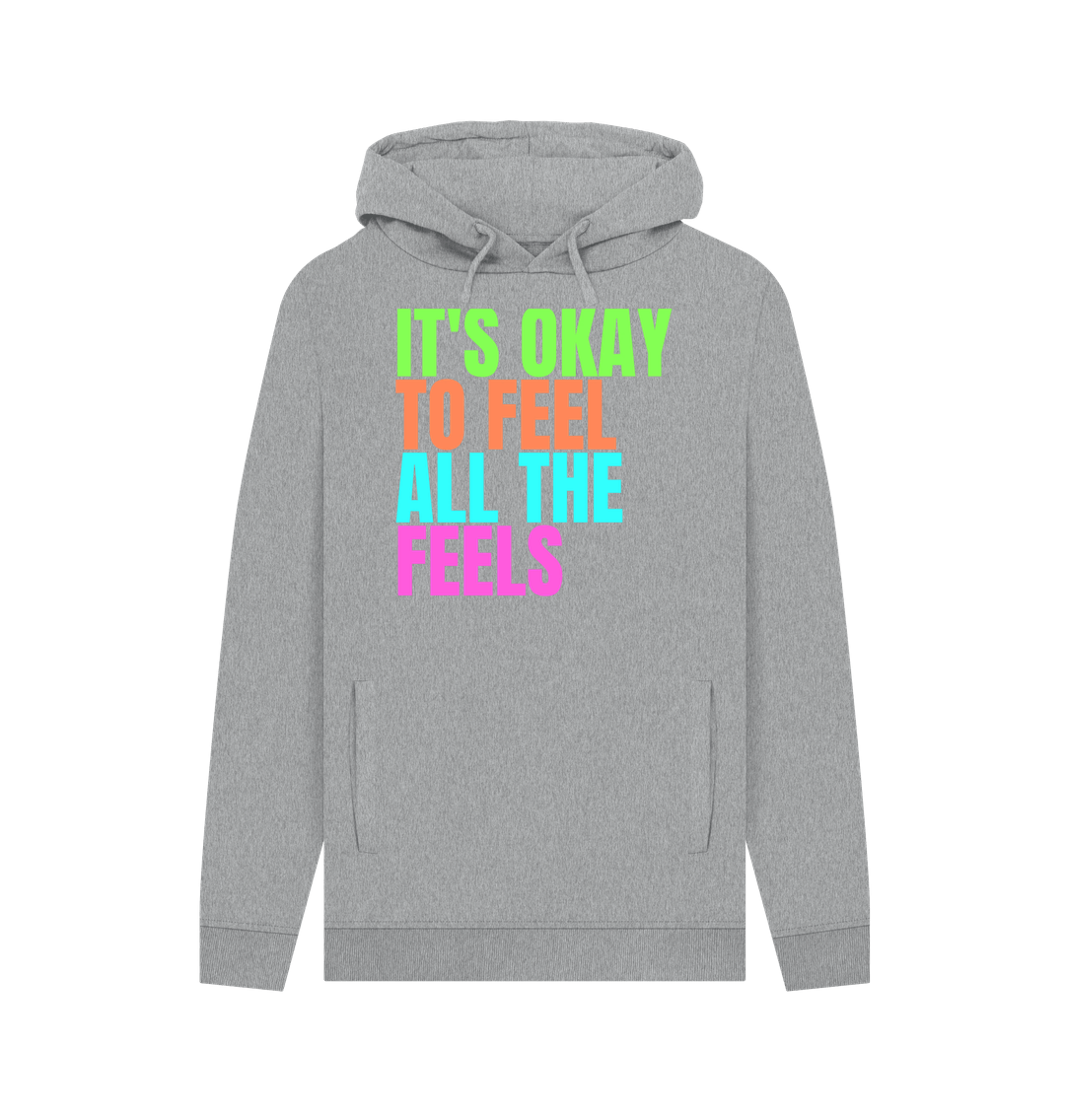 Light Heather Printed Hoody Front