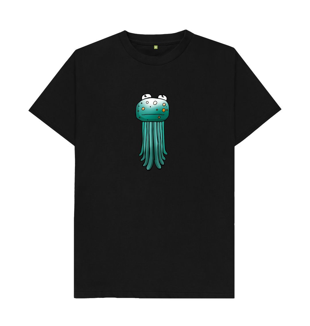 Black I'm Okay That's Okay Men's Mental Health Emotion T-Shirt Organic Cotton No Text