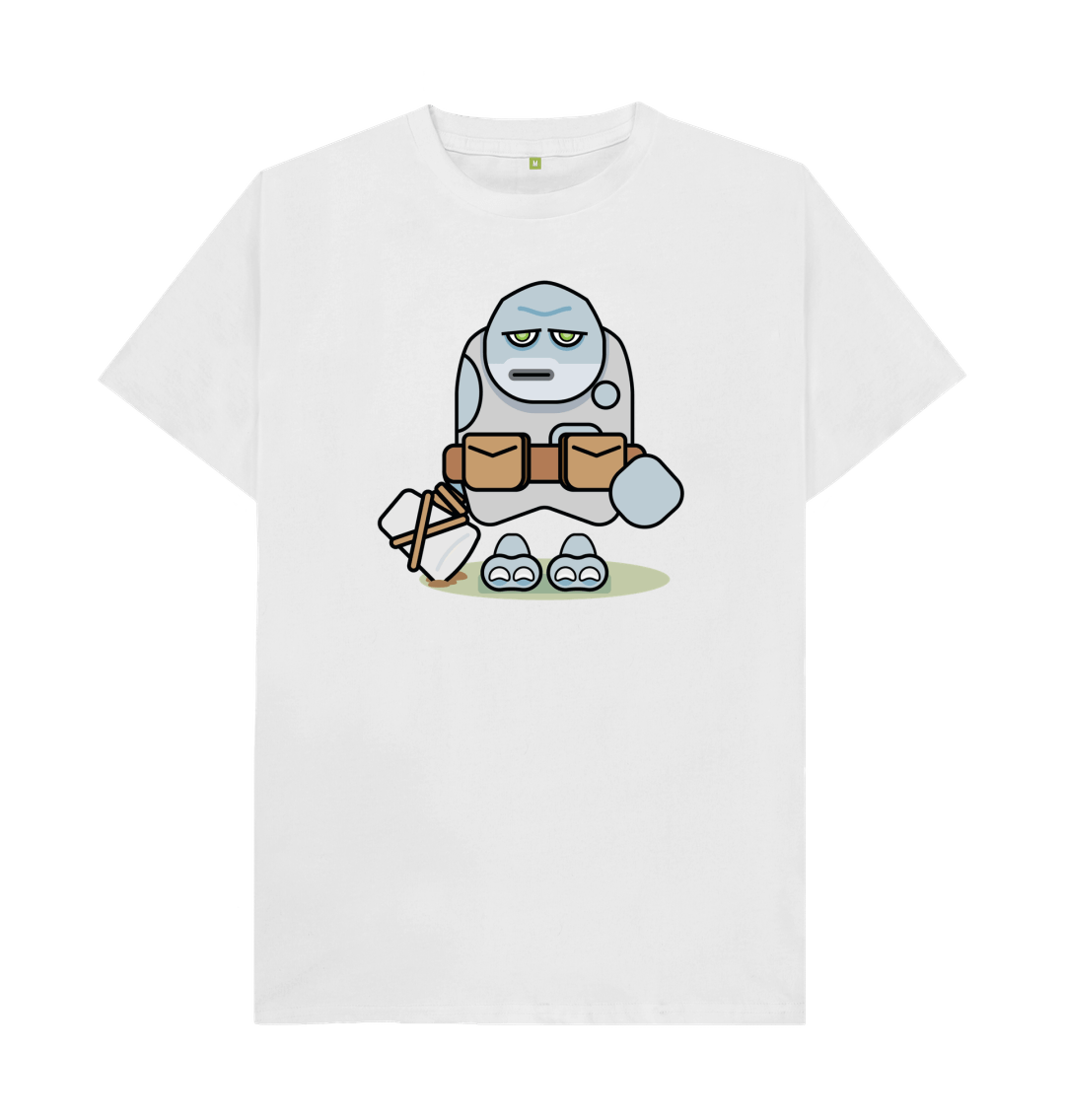 White Organic Cotton Troll Orc Men's T-Shirt