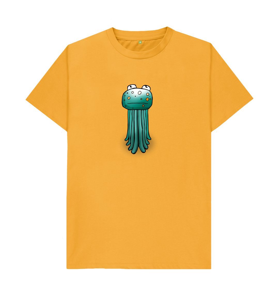 Mustard I'm Okay That's Okay Men's Mental Health Emotion T-Shirt Organic Cotton No Text