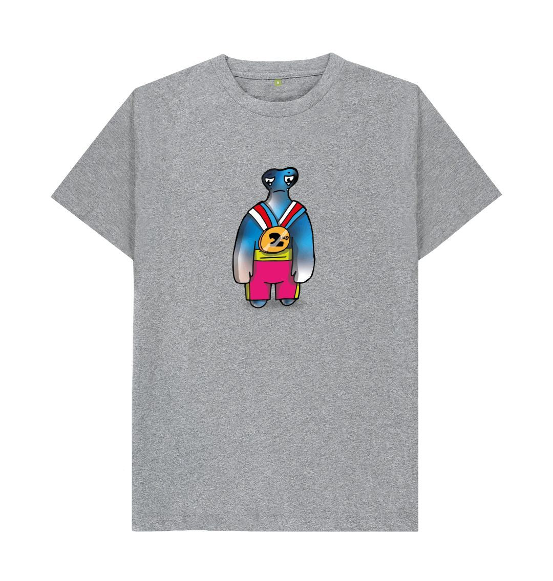 Athletic Grey I'm Disappointed That's Okay Men's Mental Health Emotion T-Shirt Organic Cotton No Text
