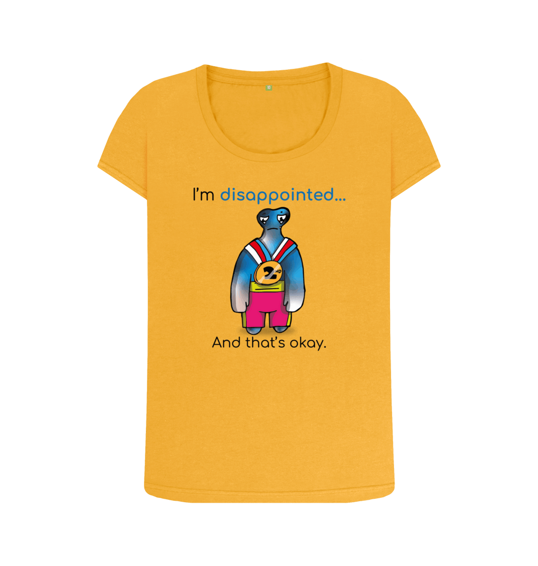 Mustard Printed T-shirt Front